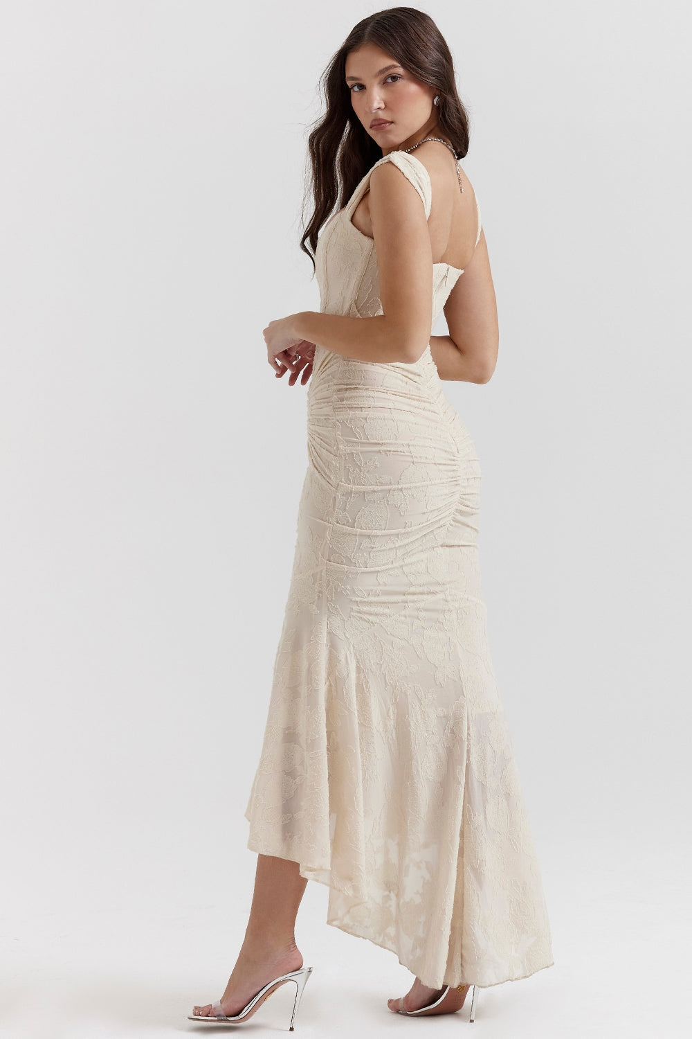 Natalie - Langes Kleid mit Korsett