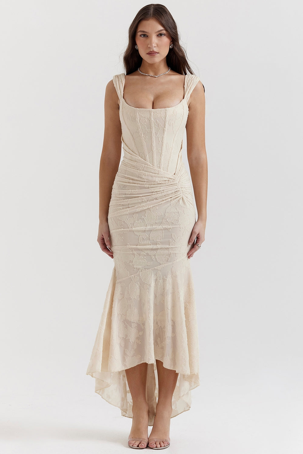 Natalie - Langes Kleid mit Korsett