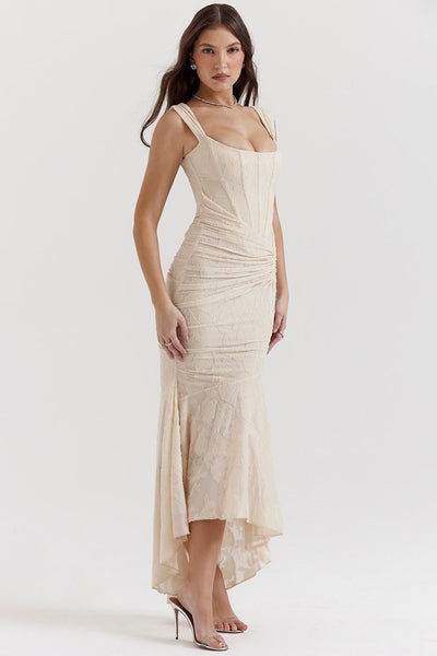 Natalie - Langes Kleid mit Korsett