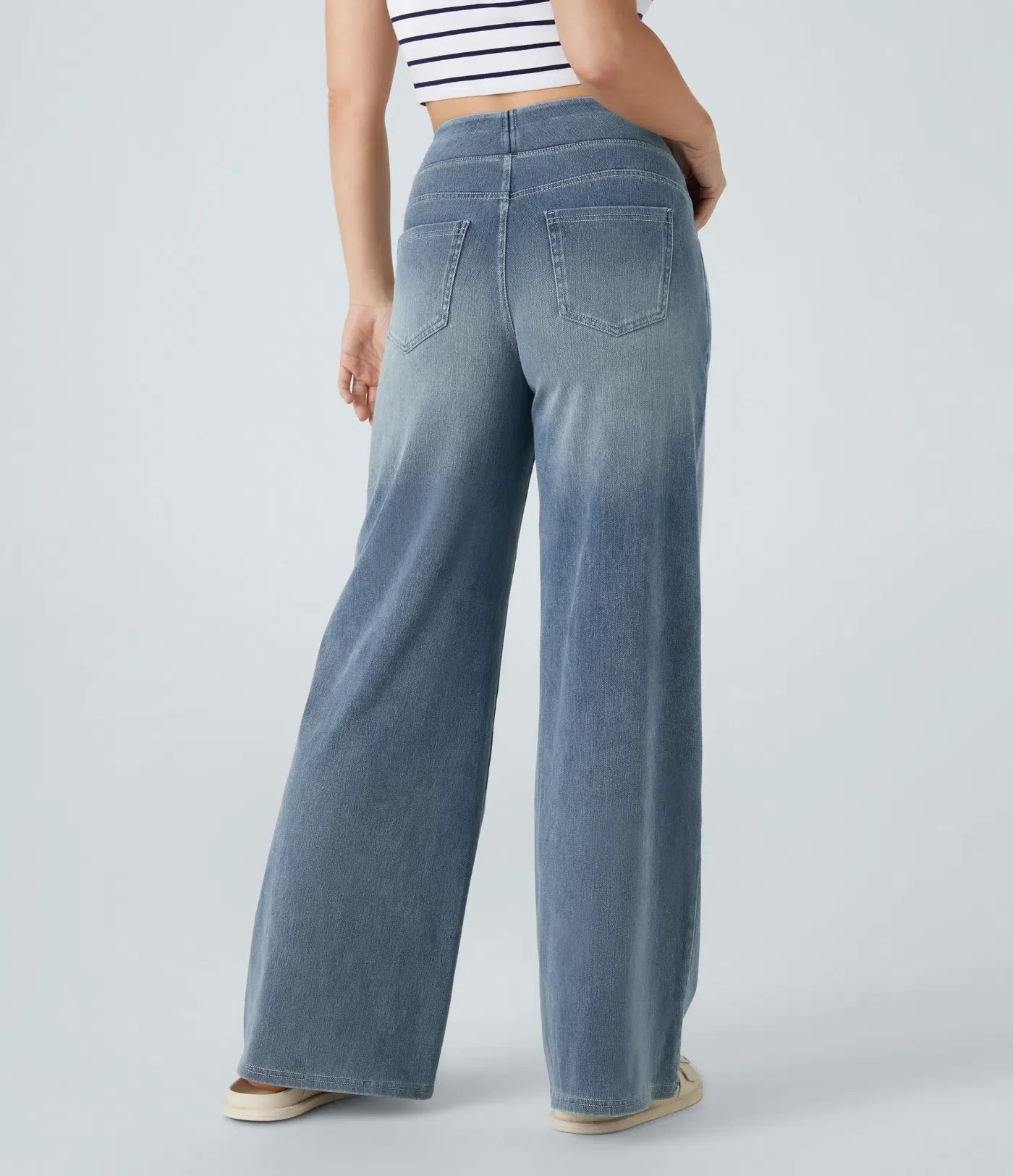 Viktoria - Elastische Hose mit hoher Taille