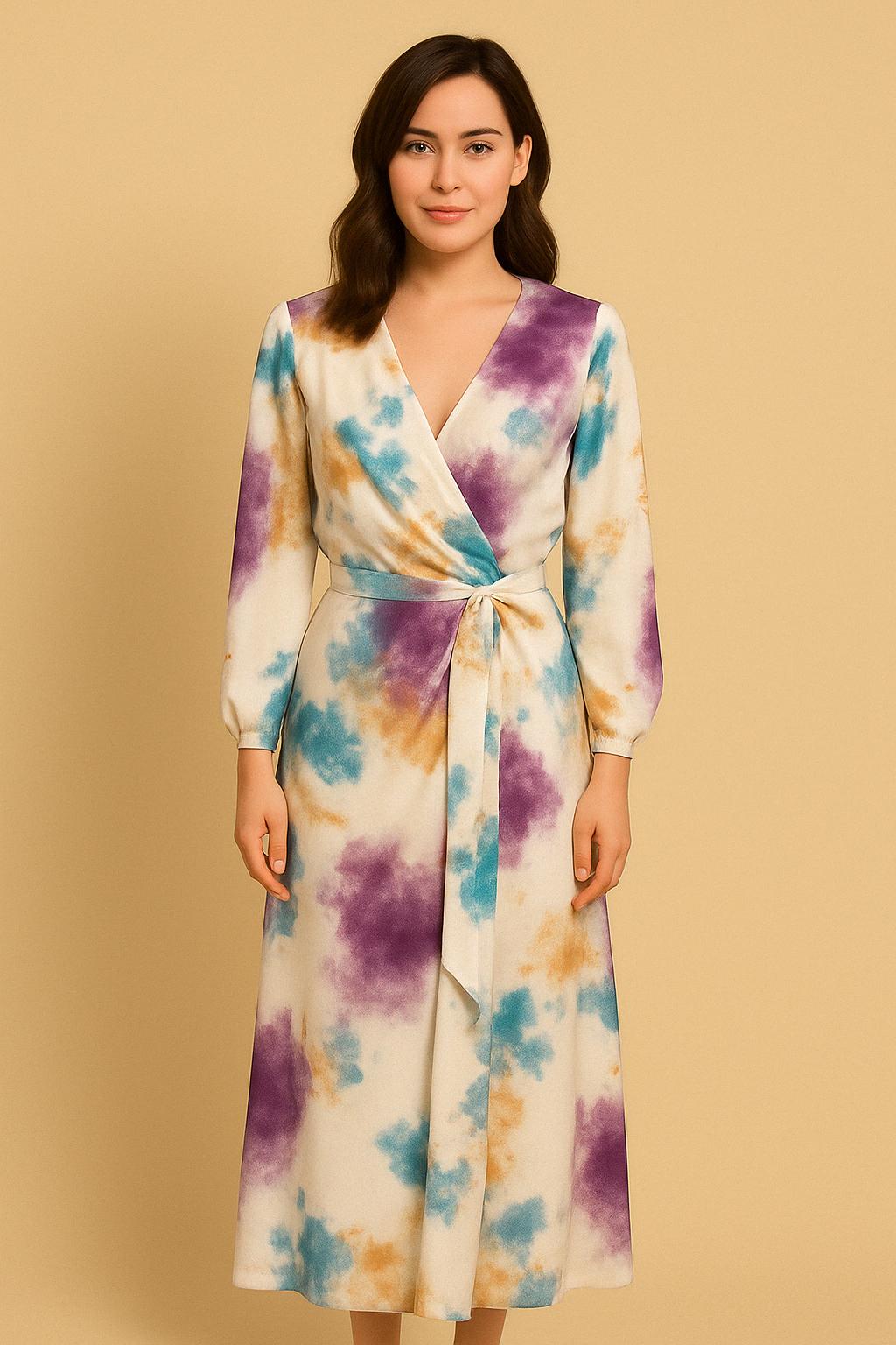Ella - Elegantes Kleid mit V-Ausschnitt