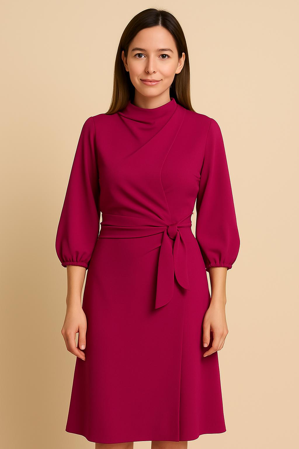 Rosalie - KLEID MIT ABNEHMBAREM CAPE
