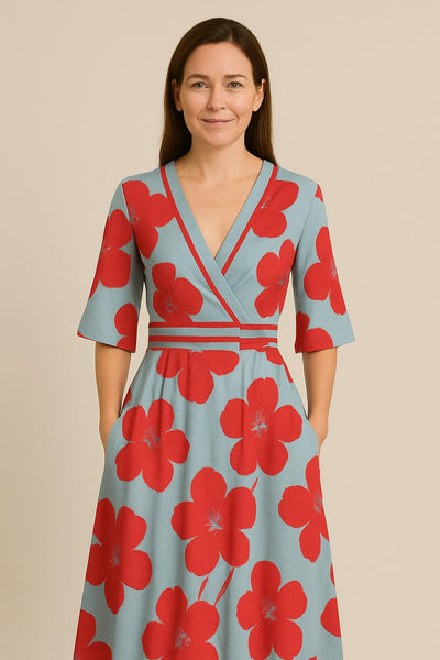 Marie - Kleid mit eleganten Ärmeln