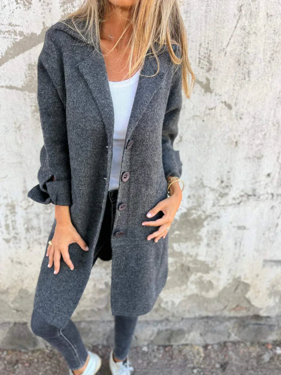 Eva - Blazer mit Knöpfen