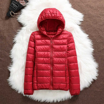 Robin - Neue wasserdichte Jacke mit weißer Daune