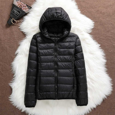 Robin - Neue wasserdichte Jacke mit weißer Daune
