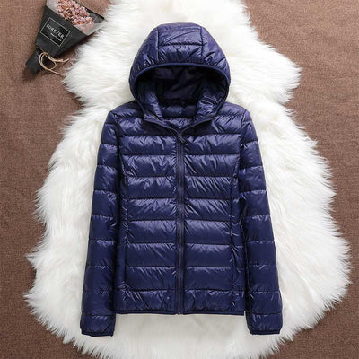 Robin - Neue wasserdichte Jacke mit weißer Daune