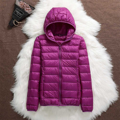 Robin - Neue wasserdichte Jacke mit weißer Daune