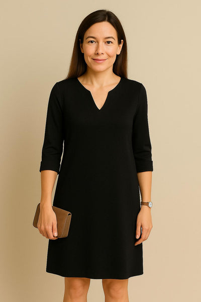 Lara - Elegantes Kleid mit V-Ausschnitt