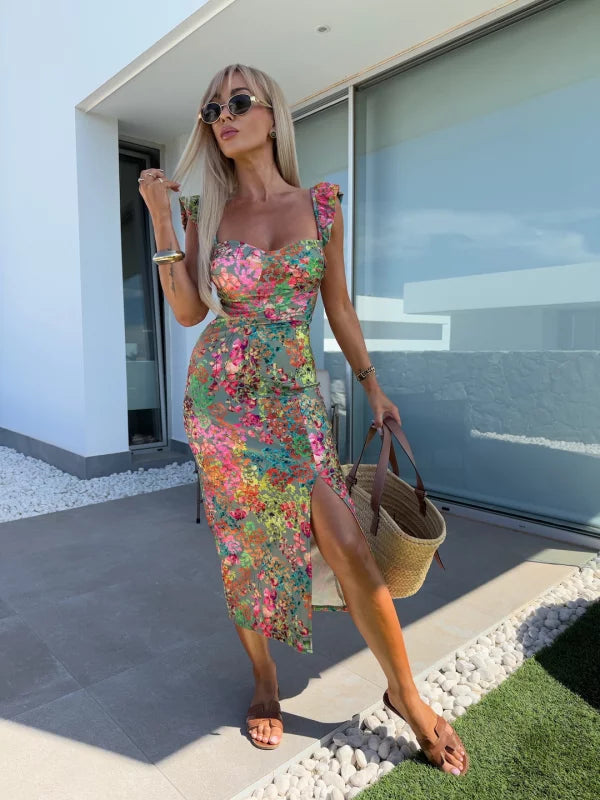 Cindy - Kleid mit Seitenöffnung