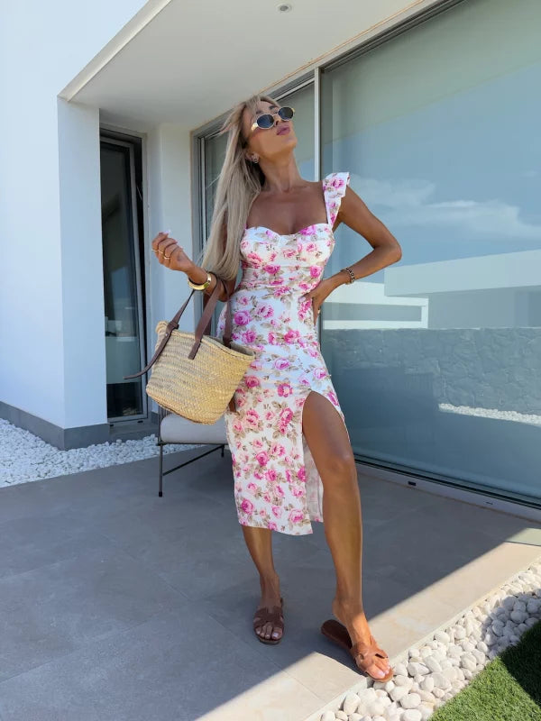 Cindy - Kleid mit Seitenöffnung