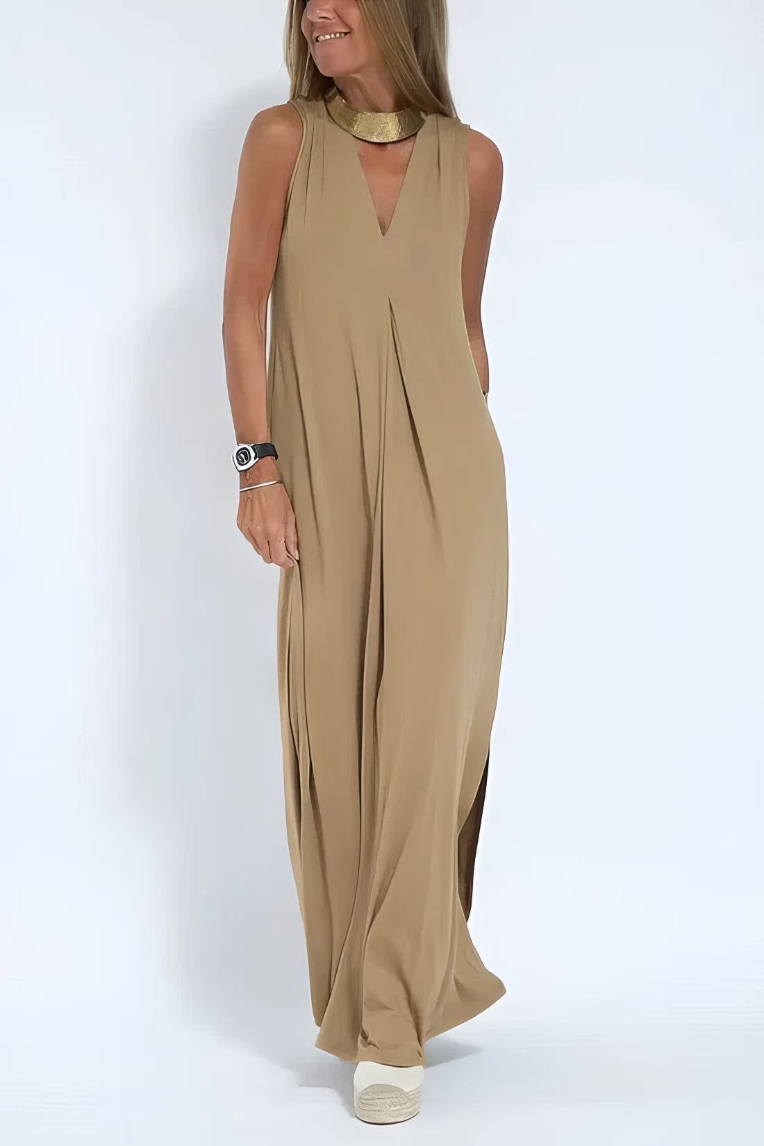 Katja - Elegantes Langkleid mit Passendem Cardigan als Geschenk