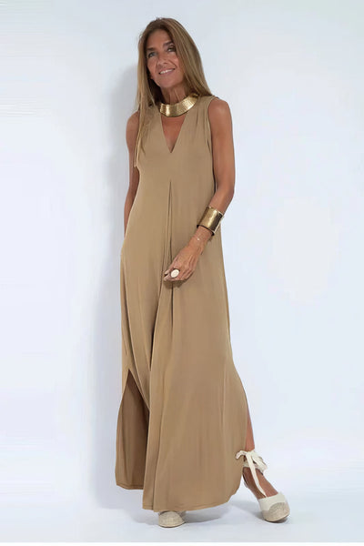 Katja - Elegantes Langkleid mit Passendem Cardigan als Geschenk